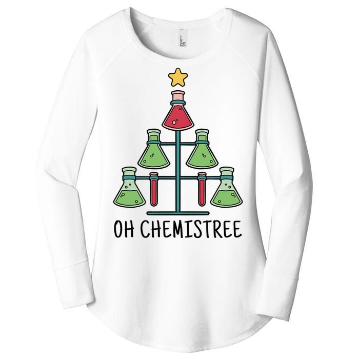 Oh Chemistree Chemistry Christmas Gift Women's Perfect Tri Tunic Long Sleeve Shirt