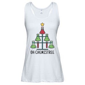 Oh Chemistree Chemistry Christmas Gift Ladies Essential Flowy Tank