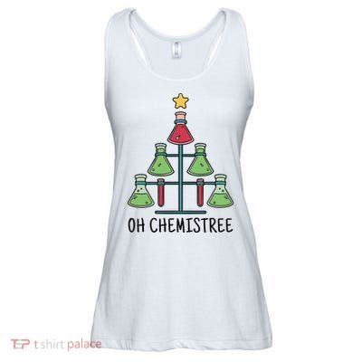 Oh Chemistree Chemistry Christmas Gift Ladies Essential Flowy Tank