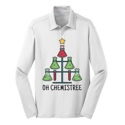 Oh Chemistree Chemistry Christmas Gift Silk Touch Performance Long Sleeve Polo