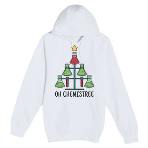 Oh Chemistree Chemistry Christmas Gift Premium Pullover Hoodie