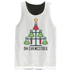 Oh Chemistree Chemistry Christmas Gift Mesh Reversible Basketball Jersey Tank