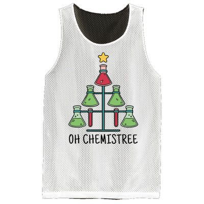 Oh Chemistree Chemistry Christmas Gift Mesh Reversible Basketball Jersey Tank