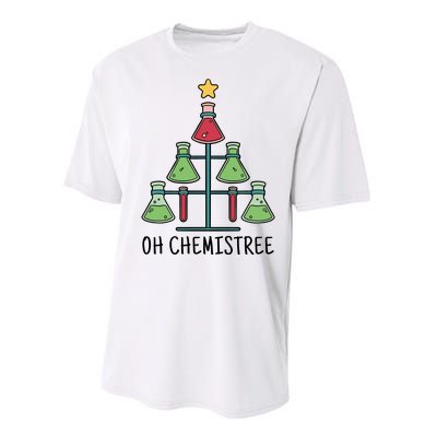 Oh Chemistree Chemistry Christmas Gift Performance Sprint T-Shirt