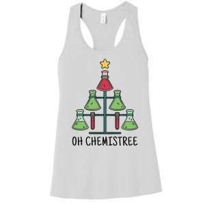 Oh Chemistree Chemistry Christmas Gift Women's Racerback Tank