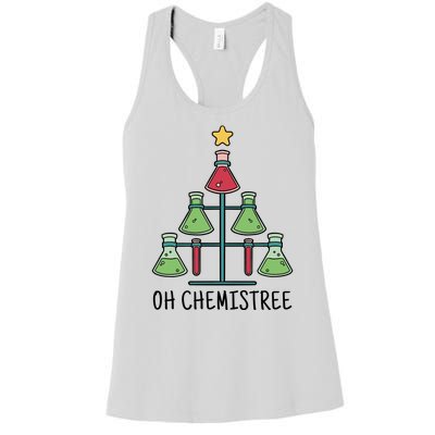 Oh Chemistree Chemistry Christmas Gift Women's Racerback Tank