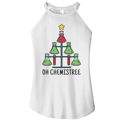 Oh Chemistree Chemistry Christmas Gift Women's Perfect Tri Rocker Tank