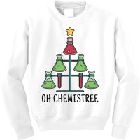 Oh Chemistree Chemistry Christmas Gift Kids Sweatshirt