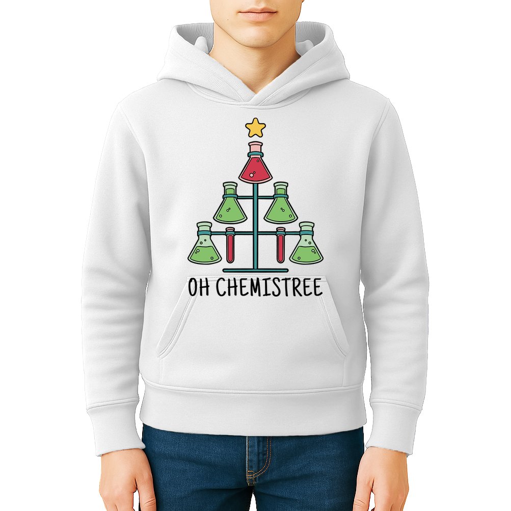 Oh Chemistree Chemistry Christmas Gift Kids Hoodie