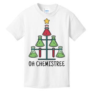 Oh Chemistree Chemistry Christmas Gift Kids T-Shirt