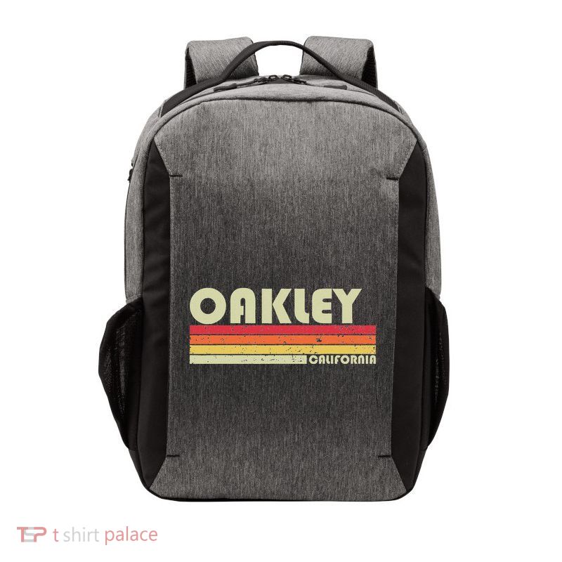 Oakley Ca California Funny City Home Roots Gift Retro 80s Vector Backpack