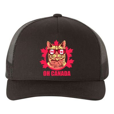 Oh Canada Canada Day Maple Leaf National Day 1st of July Yupoong Adult 5-Panel Trucker Hat