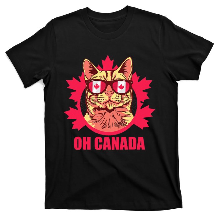 Oh Canada Canada Day Maple Leaf National Day 1st of July T-Shirt