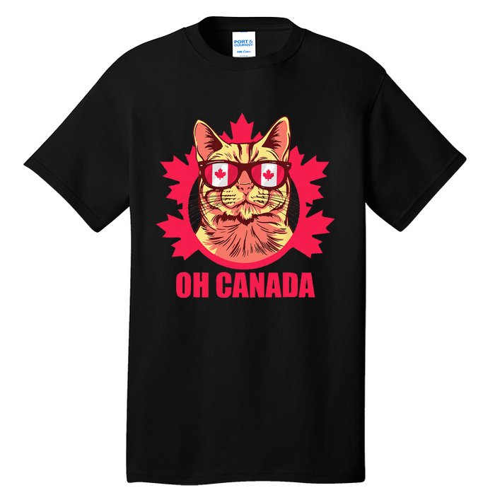 Oh Canada Canada Day Maple Leaf National Day 1st of July Tall T-Shirt