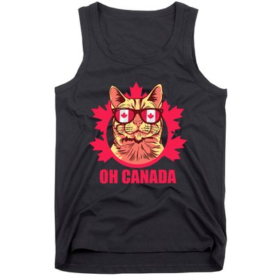 Oh Canada Canada Day Maple Leaf National Day 1st of July Tank Top