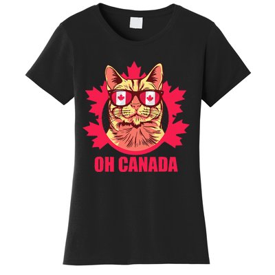 Oh Canada Canada Day Maple Leaf National Day 1st of July Women's T-Shirt