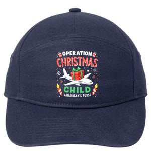 Operation Christmas Child Funny Family Matching Xmas 7-Panel Snapback Hat