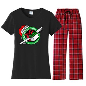 Operation Christmas Child Funny Holiday Presents Women's Flannel Pajama Set