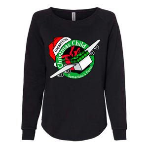 Operation Christmas Child Funny Holiday Presents Womens California Wash Sweatshirt