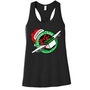 Operation Christmas Child Funny Holiday Presents Women's Racerback Tank