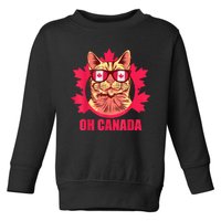 Oh Canada Canada Day Maple Leaf National Day 1st Of July Toddler Sweatshirt