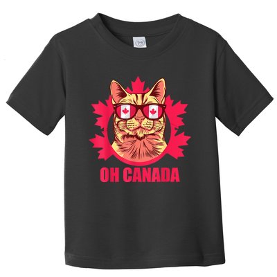 Oh Canada Canada Day Maple Leaf National Day 1st Of July Toddler T-Shirt