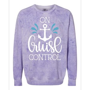 On Cruise Control Vacation Colorblast Crewneck Sweatshirt