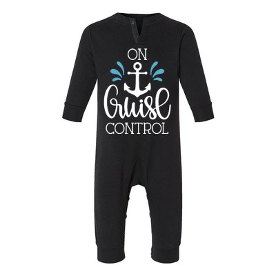 On Cruise Control Vacation Infant Fleece One Piece