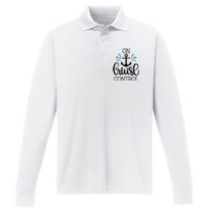 On Cruise Control Vacation Performance Long Sleeve Polo