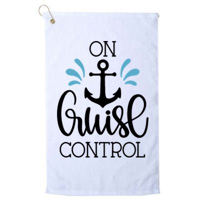 On Cruise Control Vacation Golf Towel