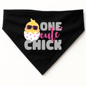 One Cute Chick Funny USA-Made Doggie Bandana