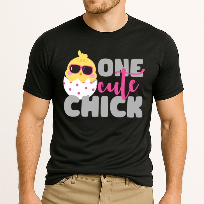 One Cute Chick Funny Cooling Performance Crew T-Shirt