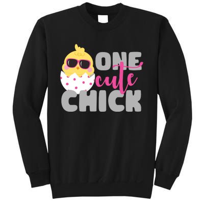 One Cute Chick Funny Sweatshirt