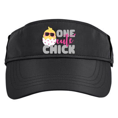 One Cute Chick Funny Adult Drive Performance Visor