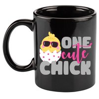 One Cute Chick Funny 11oz C Handle Ceramic Mug