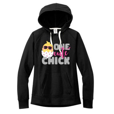 One Cute Chick Funny Women's Fleece Hoodie