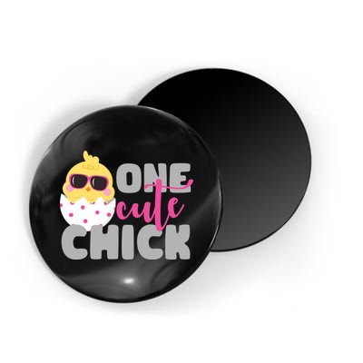 One Cute Chick Funny Magnet