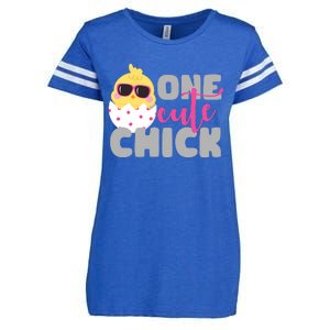 One Cute Chick Funny Enza Ladies Jersey Football T-Shirt