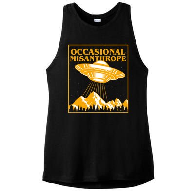 Occasional Misanthrope UFO Ladies PosiCharge Tri-Blend Wicking Tank