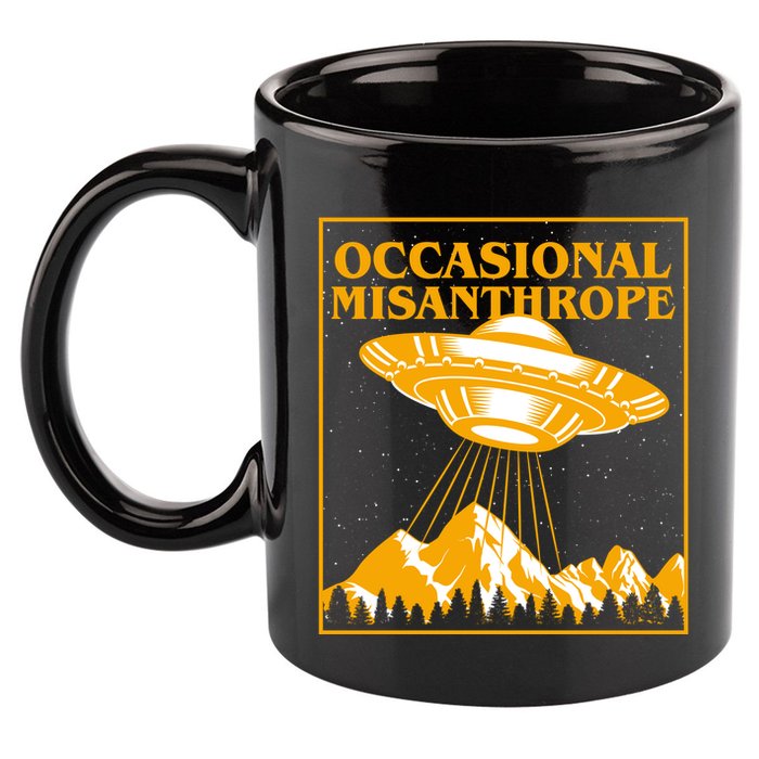Occasional Misanthrope UFO 11oz C Handle Ceramic Mug