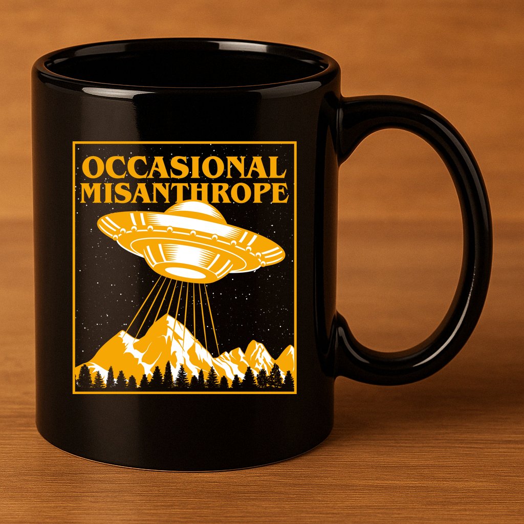 Occasional Misanthrope UFO 11oz C Handle Ceramic Mug