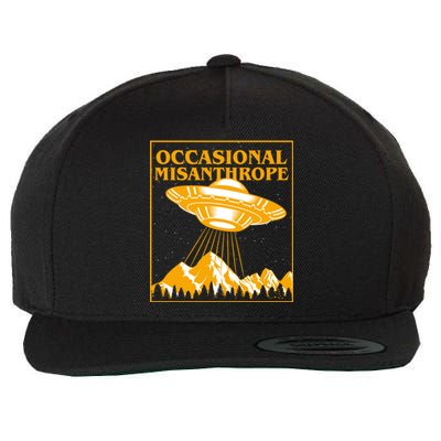 Occasional Misanthrope UFO Wool Snapback Cap