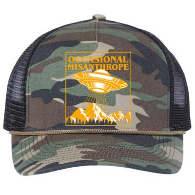 Occasional Misanthrope UFO Retro Rope Trucker Hat Cap