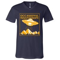 Occasional Misanthrope UFO V-Neck T-Shirt