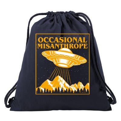 Occasional Misanthrope UFO Drawstring Bag