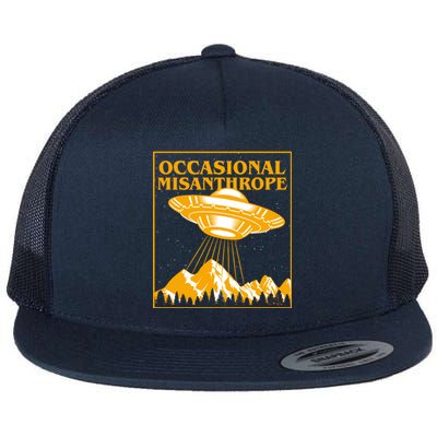 Occasional Misanthrope UFO Flat Bill Trucker Hat