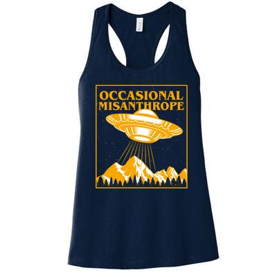 Occasional Misanthrope UFO Women's Racerback Tank