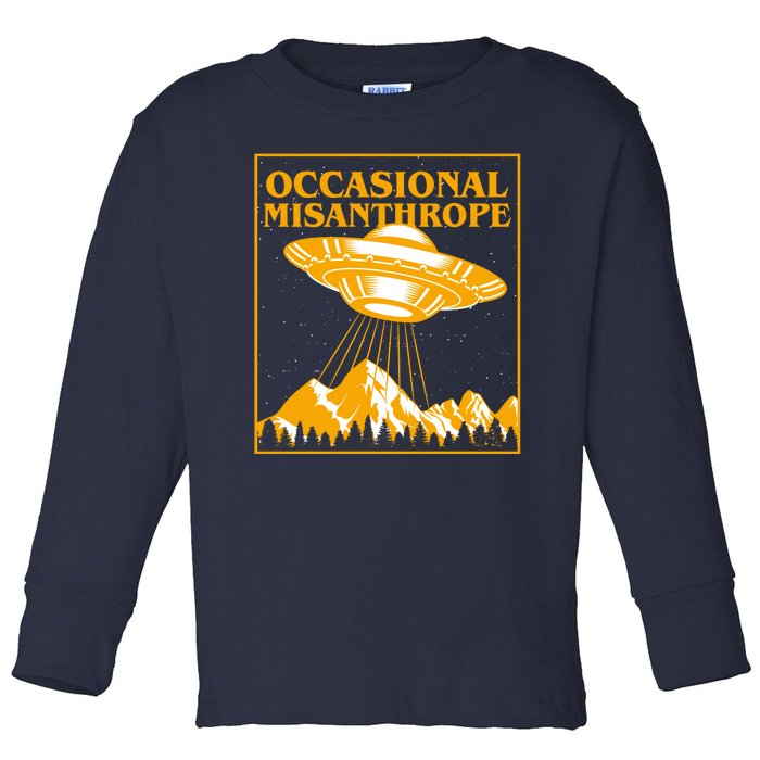 Occasional Misanthrope UFO Toddler Long Sleeve Shirt