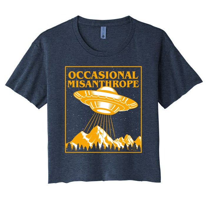 Occasional Misanthrope UFO Women's Crop Top Tee