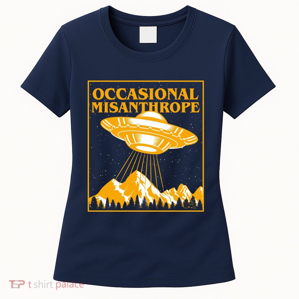 Occasional Misanthrope UFO Womens T-Shirt